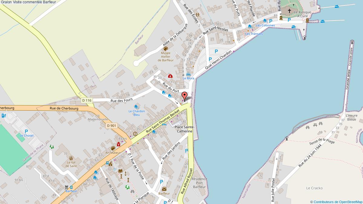 plan Visite Commentée Barfleur