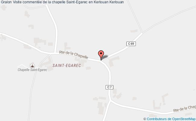 plan Visite Commentée De La Chapelle Saint-egarec En Kerlouan Kerlouan