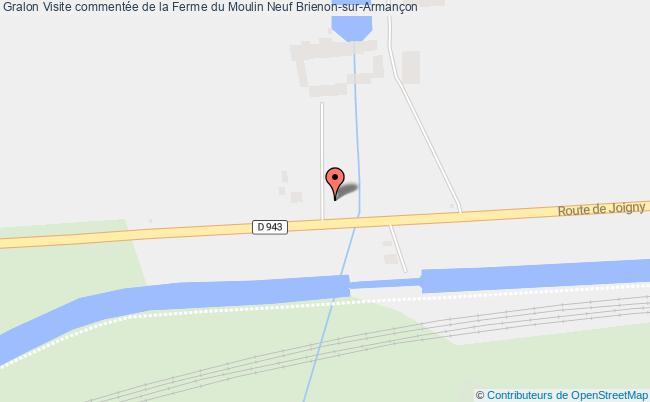 plan Visite Commentée De La Ferme Du Moulin Neuf Brienon-sur-Armançon