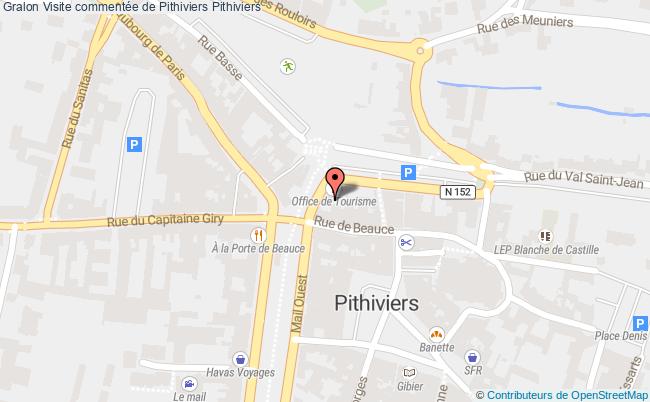 plan Visite Commentée De Pithiviers Pithiviers