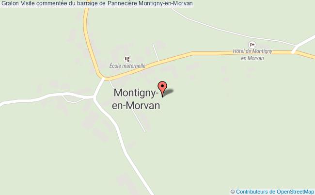 plan Visite Commentée Du Barrage De Pannecière Montigny-en-Morvan