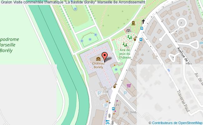 plan Visite Commentée Thématique "la Bastide Borély" Marseille