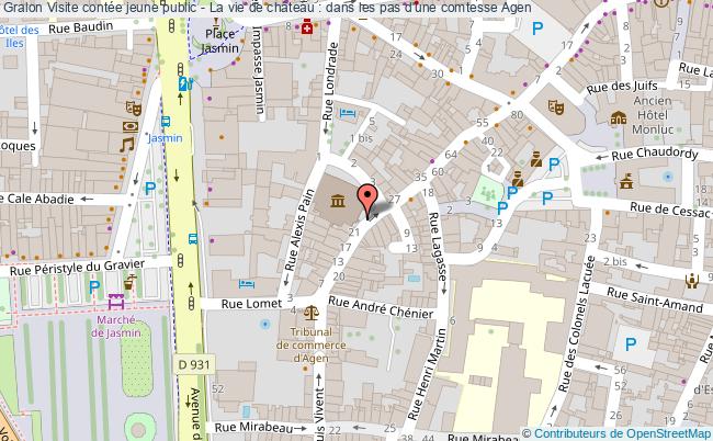 plan Visite Contée Jeune Public - La Vie De Château : Dans Les Pas D'une Comtesse Agen