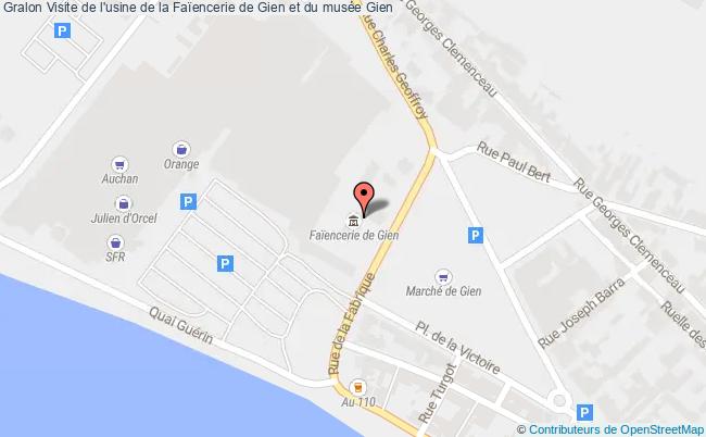 plan Visite De L'usine De La Faïencerie De Gien Et Du Musée Gien