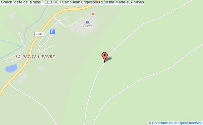 plan Visite De La Mine Tellure / Saint-jean Engelsbourg Sainte-Marie-aux-Mines