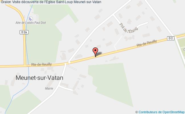 plan Visite Découverte De L'eglise Saint-loup Meunet-sur-Vatan