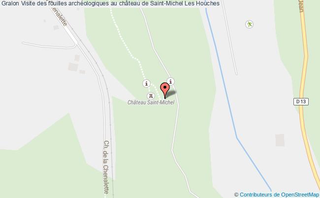 plan Visite Des Fouilles Archéologiques Au Château De Saint-michel Les Houches