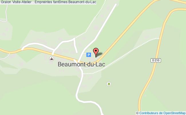 plan Visite Du Bois De Sculptures En Canoë Beaumont-du-Lac