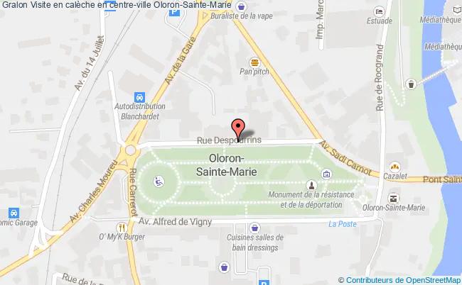 plan Visite En Calèche En Centre-ville Oloron-Sainte-Marie