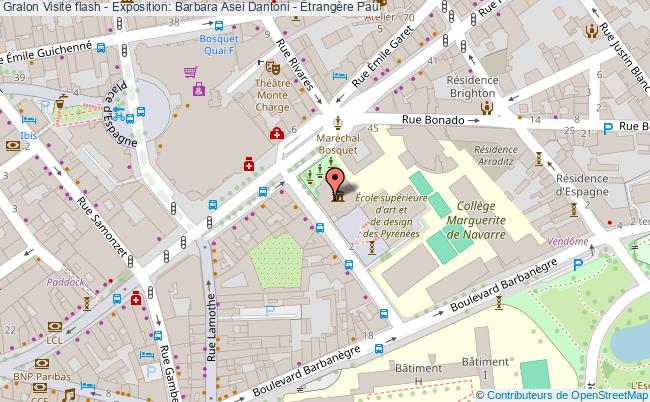 plan Visite Flash - Exposition: Barbara Asei Dantoni - Étrangère Pau