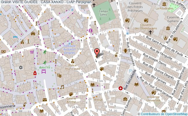 plan Visite GuidÉe : Casa Xanxo - Ciap Perpignan
