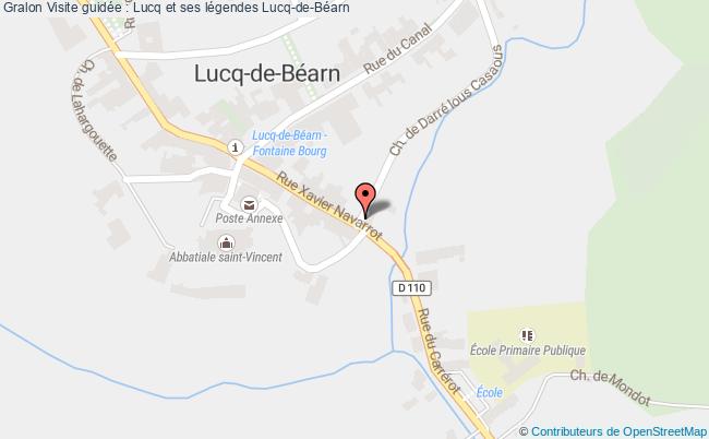 plan Visite Guidée : Lucq Et Ses Légendes Lucq-de-Béarn