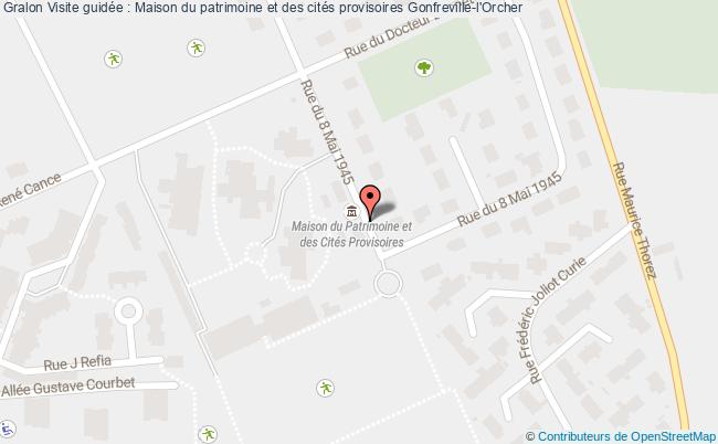 plan Visite Guidée : Maison Du Patrimoine Et Des Cités Provisoires Gonfreville-l'Orcher