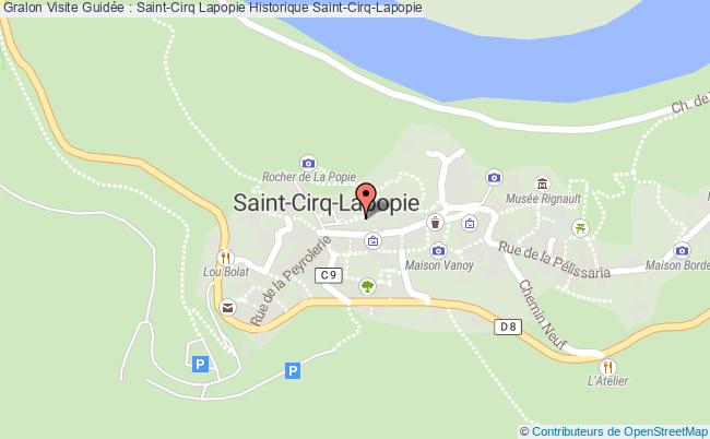 plan Visite Guidée : Saint-cirq Lapopie Historique Saint-Cirq-Lapopie