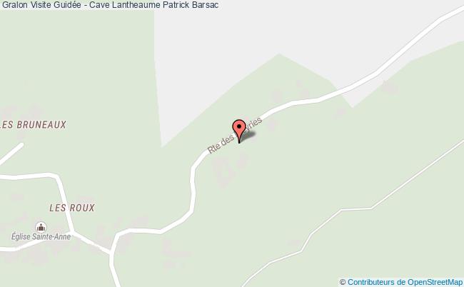 plan Visite Guidée - Cave Lantheaume Patrick Barsac
