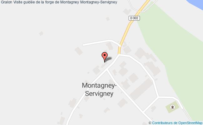 plan Visite Guidée De La Forge De Montagney Montagney-Servigney