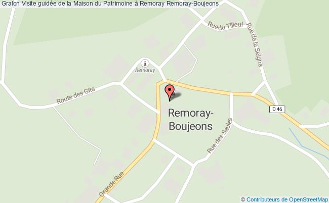 plan Visite Guidée De La Maison Du Patrimoine à Remoray Remoray-Boujeons