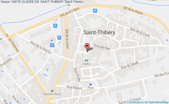 plan Visite GuidÉe De Saint-thibÉry Saint-Thibéry