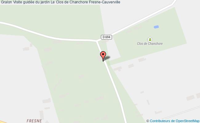 plan Visite Guidée Du Jardin Le Clos De Chanchore Fresne-Cauverville