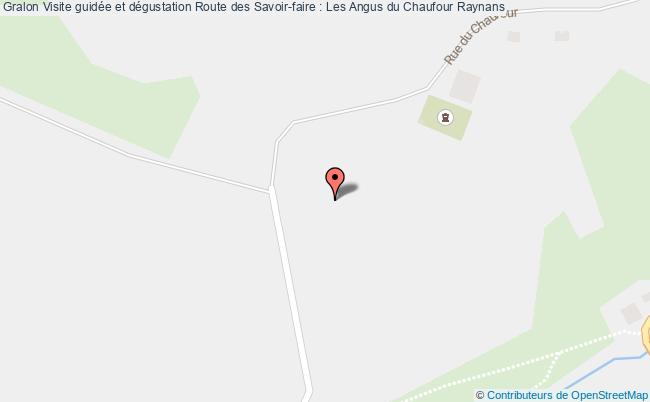 plan Visite Guidée Et Dégustation Route Des Savoir-faire : Les Angus Du Chaufour Raynans