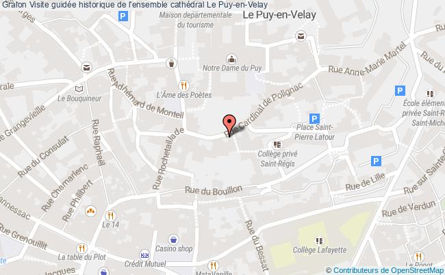 plan Visite Guidée Historique De L'ensemble Cathédral Le Puy-en-Velay