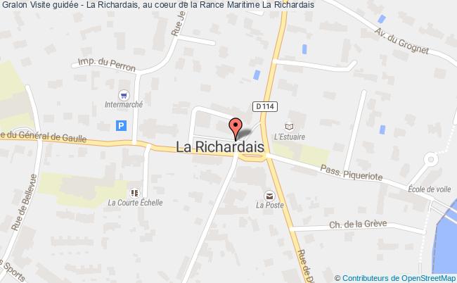 plan Visite Guidée - La Richardais, Au Coeur De La Rance Maritime La Richardais