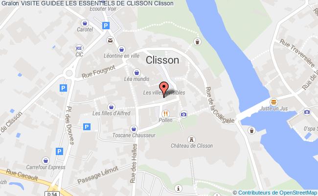 plan Visite Guidee Les Essentiels De Clisson Clisson