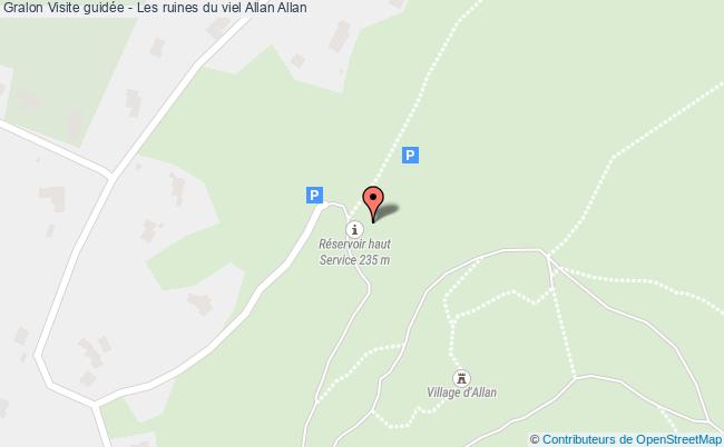 plan Visite Guidée - Les Ruines Du Viel Allan Allan