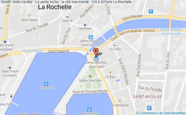 plan Visite Insolite - La Petite Roche : La Cité Marchande - Ds à La Carte La Rochelle