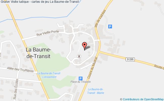 plan Visite Ludique - Cartes De Jeu La Baume-de-Transit