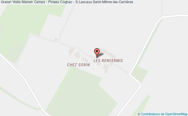 plan Visite Maison Camps - Pineau Cognac - S.lascaux Saint-Même-les-Carrières