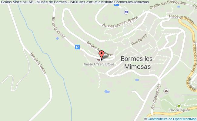 plan Visite Mhab - Musée De Bormes - 2400 Ans D'art Et D'histoire Bormes-les-Mimosas