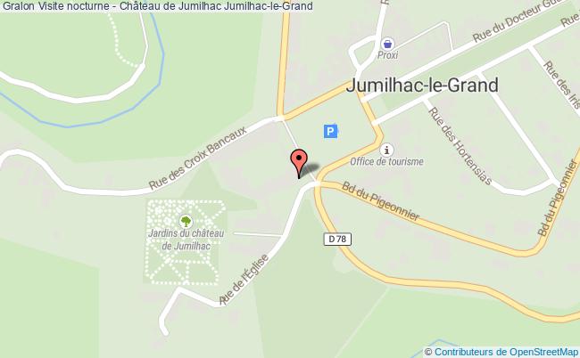 plan Visite Nocturne - Château De Jumilhac Jumilhac-le-Grand
