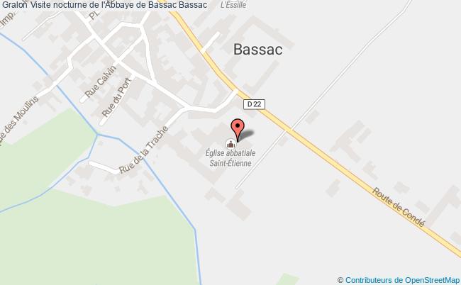 plan Visite Nocturne De L'abbaye De Bassac Bassac