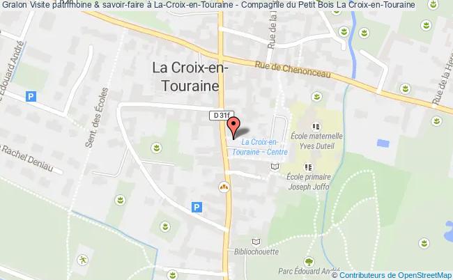 plan Visite Patrimoine & Savoir-faire à La-croix-en-touraine - Compagnie Du Petit Bois La Croix-en-Touraine
