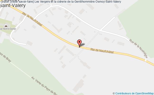 plan [visite Savoir-faire] Les Vergers Et La Cidrerie De La Gentilhommière Osmoy-Saint-Valery