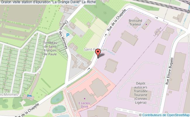 plan Visite Station D'épuration "la Grange David" La Riche