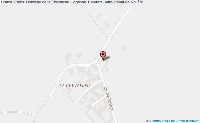 plan Visites- Domaine De La Chevalerie - Vignoble Pelletant Saint-Amant-de-Nouère