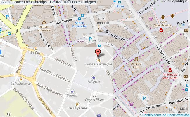 plan Vivaldi - Festival 1001 Notes Limoges