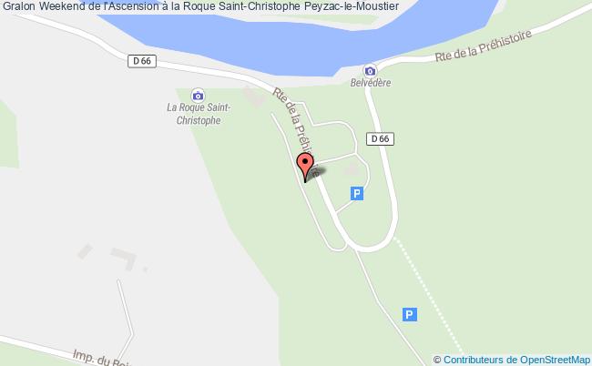 plan Weekend De L'ascension à La Roque Saint-christophe Peyzac-le-Moustier