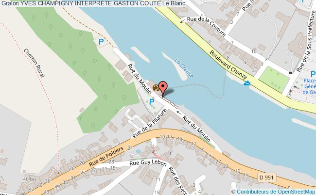 plan Yves Champigny InterprÈte Gaston CoutÉ Le Blanc