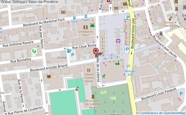 plan Zebrajazz Salon-de-Provence