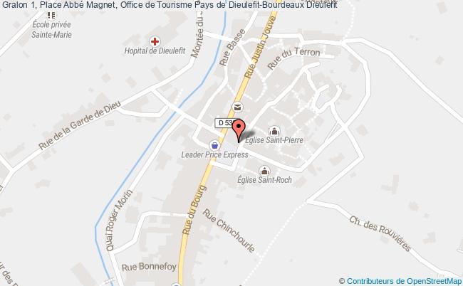 plan 1, Place Abbé Magnet, Office de Tourisme Pays de Dieulefit-Bourdeaux 