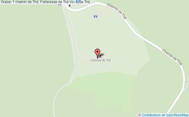 plan 1 chemin de Thil, Forteresse de Thil Vic-sous-Thil