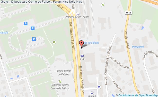 plan 10 boulevard Comte de Falicon, Forum Nice Nord 
