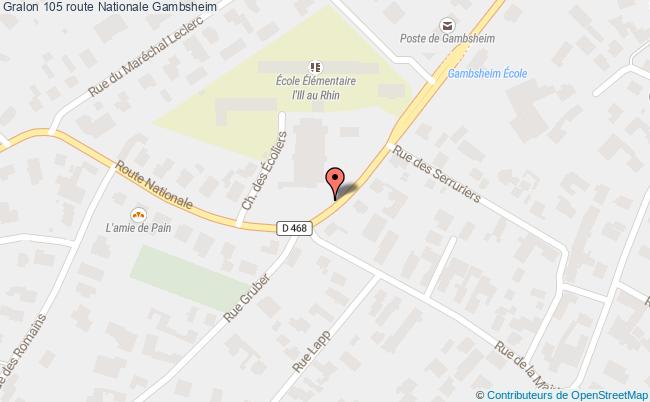 Programme du 105 route Nationale à Gambsheim, dates, horaires et