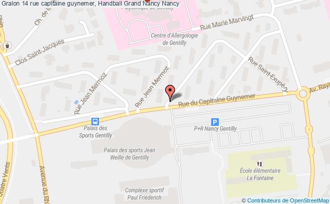 plan 14 rue capitaine guynemer, Handball Grand Nancy 