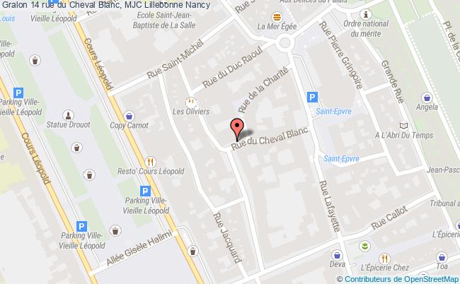 plan 14 rue du Cheval Blanc, MJC Lillebonne 