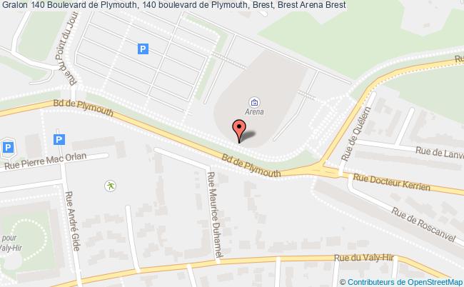 plan 140 Boulevard de Plymouth, 140 boulevard de Plymouth, Brest, Brest Arena 