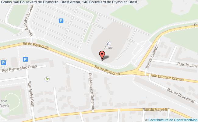 plan 140 Boulevard de Plymouth, Brest Arena, 140 Bouvelard de Plymouth 